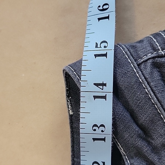 prAna Size 8, Dark Gray with White Stitching Womens Jeans, Excellent Condition - Picture 4 of 12